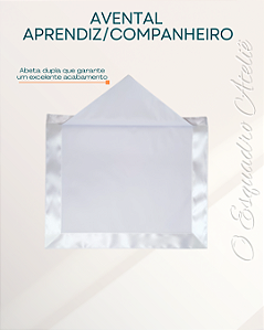 Avental Aprendiz/Companheiro GOB