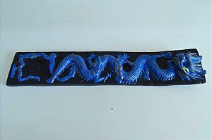 Incensário Dragão Azul