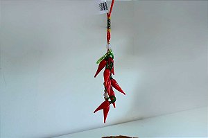 Cordão Amuleto de Pimentas em Murano
