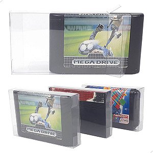 Games-6 (0,20mm) Caixa Protetora para Cartucho Loose Mega Drive, Loose Master System (10un)