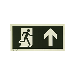 Placa de sinalização - S3A - 25X15