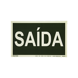 Placa de sinalização-S12