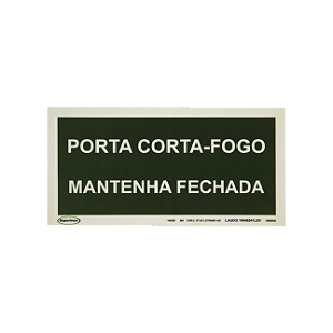 Placa de sinalização-M4