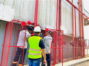 Manutenção preventiva do sistema de incêndio