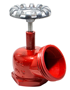 Válvula Angular Hidrante (Registro Globo) 2 1/2" x 45º