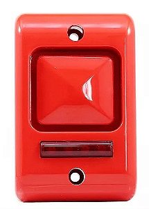 Sirene de Alarme Audiovisual para Incêndio 24V SAF-C - Ilumac