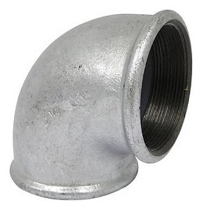 Cotovelo (joelho) galv. 2 1/2" x 90 C/ rosca