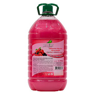 4 UNIDADES SABONETE LÍQUIDO FRUTAS VERMELHAS 1,990 L