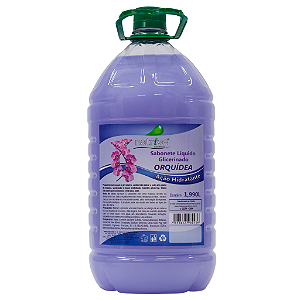 4 UNIDADES SABONETE LÍQUIDO ORQUIDEA  1,990 L