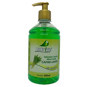 6 UNIDADES SABONETE LÍQUIDO CAPIM - LIMÃO 500 ML