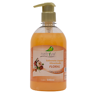 6 UNIDADES SABONETE LÍQUIDO FLORAL 500 ML