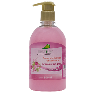 6 UNIDADES SABONETE LÍQUIDO PERFUME DE BEBE 500 ML