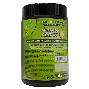 6 UNIDADES CREME TRATAMENTO ÓLEO DE ARGAN 1 KG