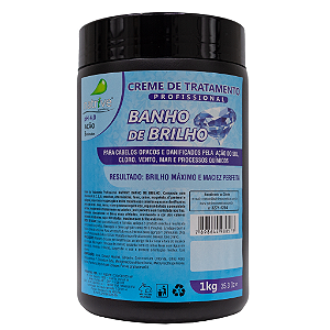 6 UNIDADES CREME TRATAMENTO BANHO DE BRILHO 1 KG