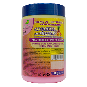 6 UNIDADES CREME TRATAMENTO COQUETEL DE FRUTAS 1 KG