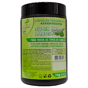 6 UNIDADES CREME TRATAMENTO SUPER BABOSA 1 KG