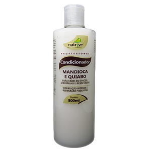 12 UNIDADES CONDICIONADOR MANDIOCA E QUIABO 500 ML