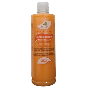 12 UNIDADES CONDICIONADOR QUERATINA E COLÂGENO 500 ML