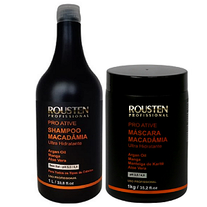 KIT MACADÂMIA ULTRA HIDRATAÇÃO SHAMPOO + MÁSCARA