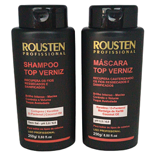 SHAMPOO E MÁSCARA TOP VERNIZ