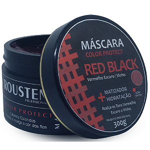 2 UNIDADES MÁSCARA RED BLACK/ VERMELHO ESCURO - VINHO 300 G