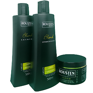 KIT BLOND MATIZADOR CABELOS LOIROS, DESCOLORIDOS E GRISALHOS