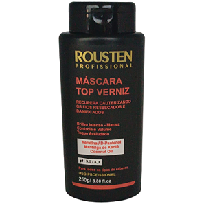 2 UNIDADES MASCARA TOP VERNIZ 250 g