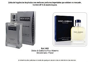 PERFUME H01 MASCULINO INSPIRAÇÃO DOLCE & CABBANA
