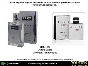 PERFUME H03 MASCULINO INSPIRAÇÃO ALLURE SPORT