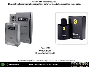 PERFUME H12 MASCULINO INSPIRAÇÃO FERRARI BLACK