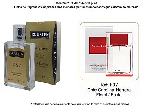 PERFUME F37 FEMININO INSPIRAÇÃO CHIC CAROLINA HERRERA