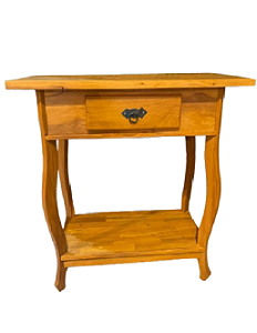 APARADOR PES CURVOS EM MADEIRA 80 CENTIMETROS