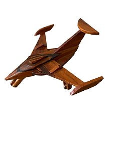 BRINQUEDO AVIAO DECOR MADEIRA