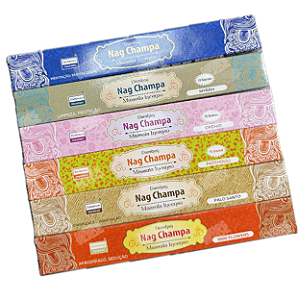 Incenso Massala Darshan Nag Champa Myrah Orchid Patchouli Palo Santo - Diversos aromas