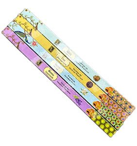 Incenso Massala Zed Black  Mirra Alfazema Lavanda Cravo - Diversos aromas