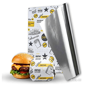 Papel Embr. Termico 38x38 Fardo C/250 Un Saboroso