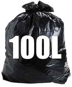 Saco de Lixo 100 Litros M 0,08 Fd C/100 Un