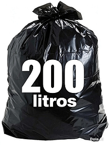 Saco de Lixo 200 Lt Micra 0,12 Fd C/100 Un