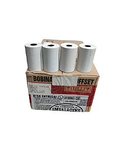 Bobina 57x22 Metros Branca Caixa C/60 Un