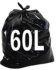 Saco de Lixo 60 Litros M 0,08 Fd C/100 Und