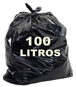 Saco de Lixo 100 Litros M 0,06 Fd C/100 Und