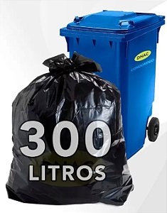 Saco de Lixo 300 Lt M 0,10 Fd C/50 Und