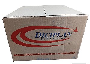 Bobina Picotada 25x35 3,9kg Cx C/6