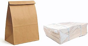 Saco Kraft Sos 22x10,5x32,5 (10kg) Fd C/ 100 Un.