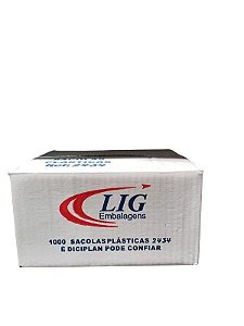 Sacola Branca Lig 24cm X 34cm Cx C/ 1000