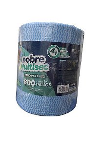 Pano Multiuso Nobre 28cm X 300mts Azul 600panos