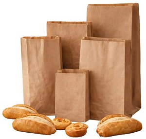 Saco Kraft Natutal Pacote Pão 5 Kg C/ 500