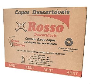 Copo Plastico Desc 50 Ml 50 Fd C/100cd 100 Branco