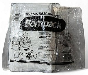 Touca Descartavel Sanf. Branca Bompack Pct C/100