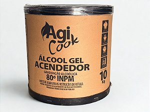 Agicook Alcool em Gel Acendedor 80° Barrica 10kg